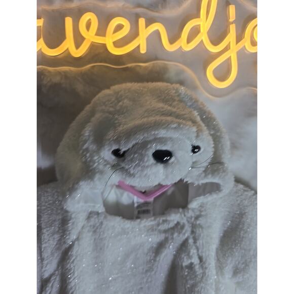 Plush White Seal Infant Baby Pullover Halloween Costume 6-12 Months - Picture 3 of 7